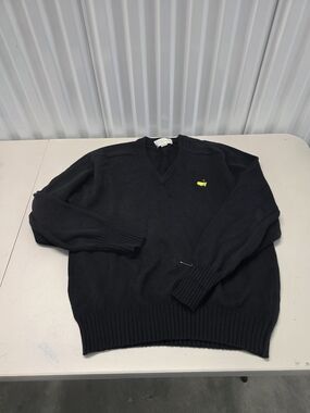 Vintage Augusta National Golf Sweater Mens Large Slazenger Masters Logo Pullover